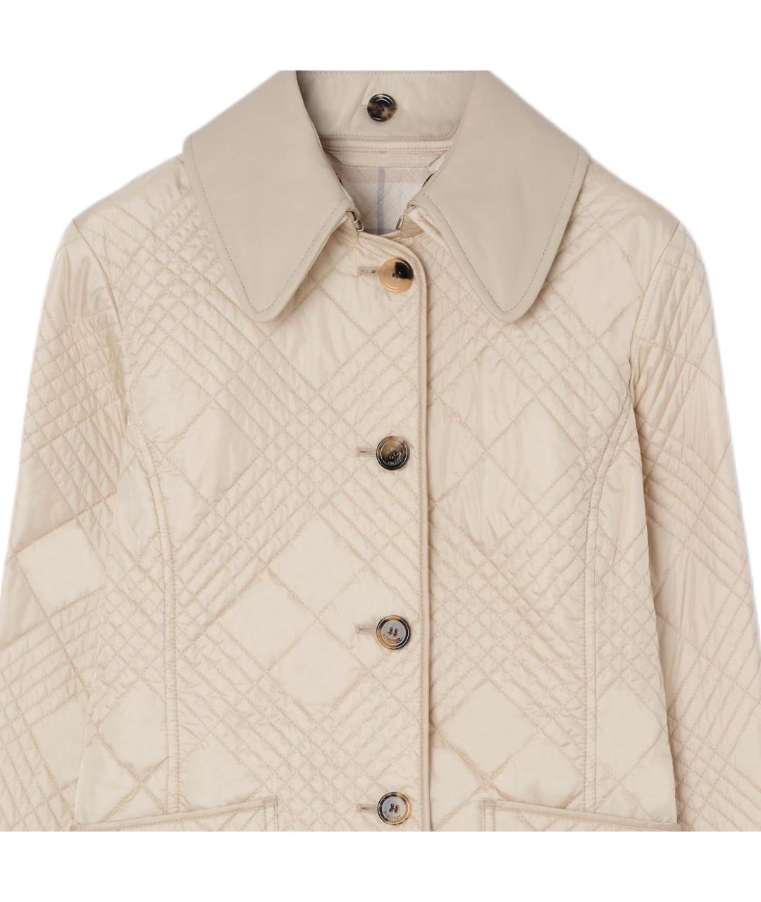 BURBERRY Бежевый пуховик, фото 3