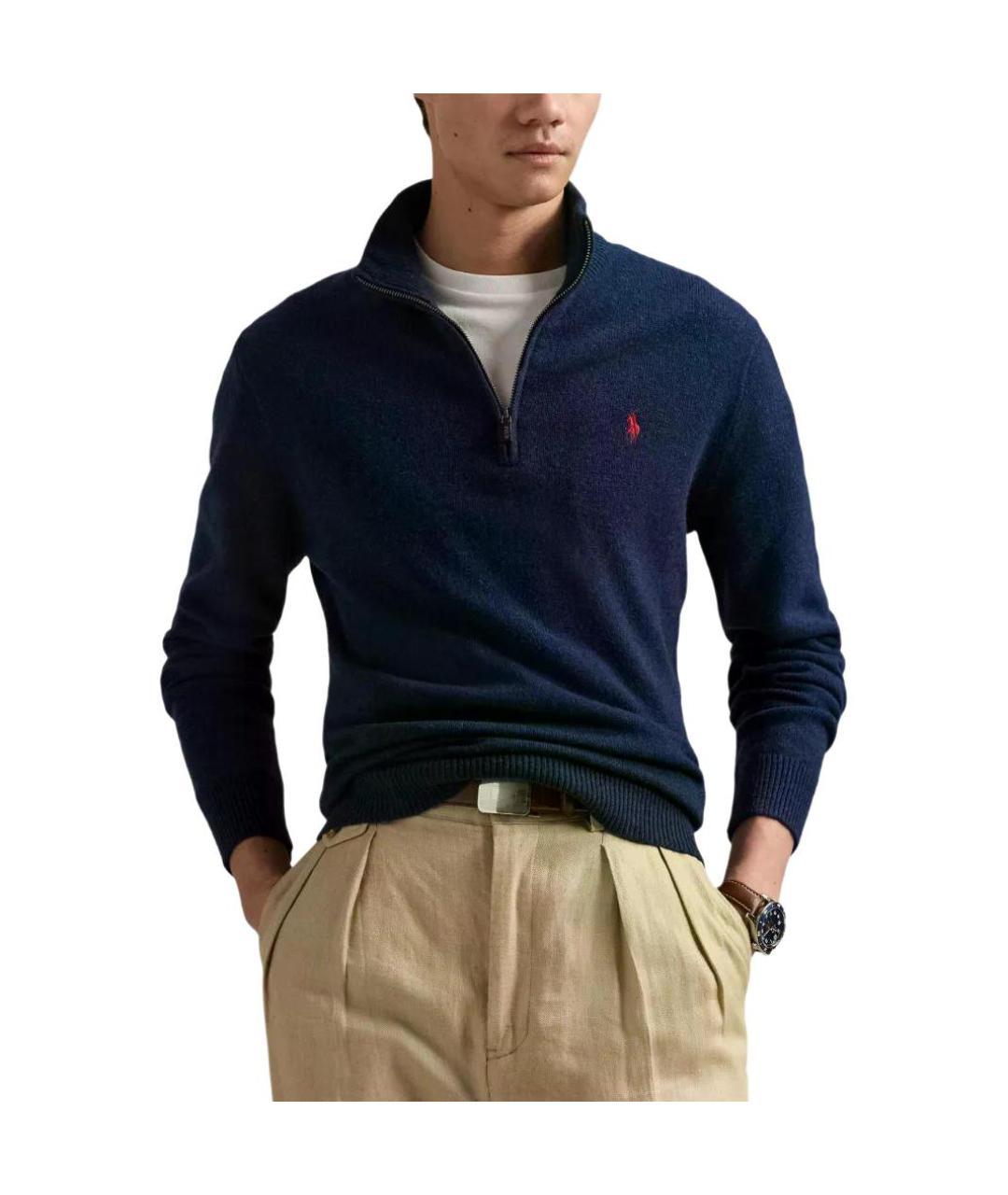 POLO RALPH LAUREN Синий джемпер / свитер, фото 2