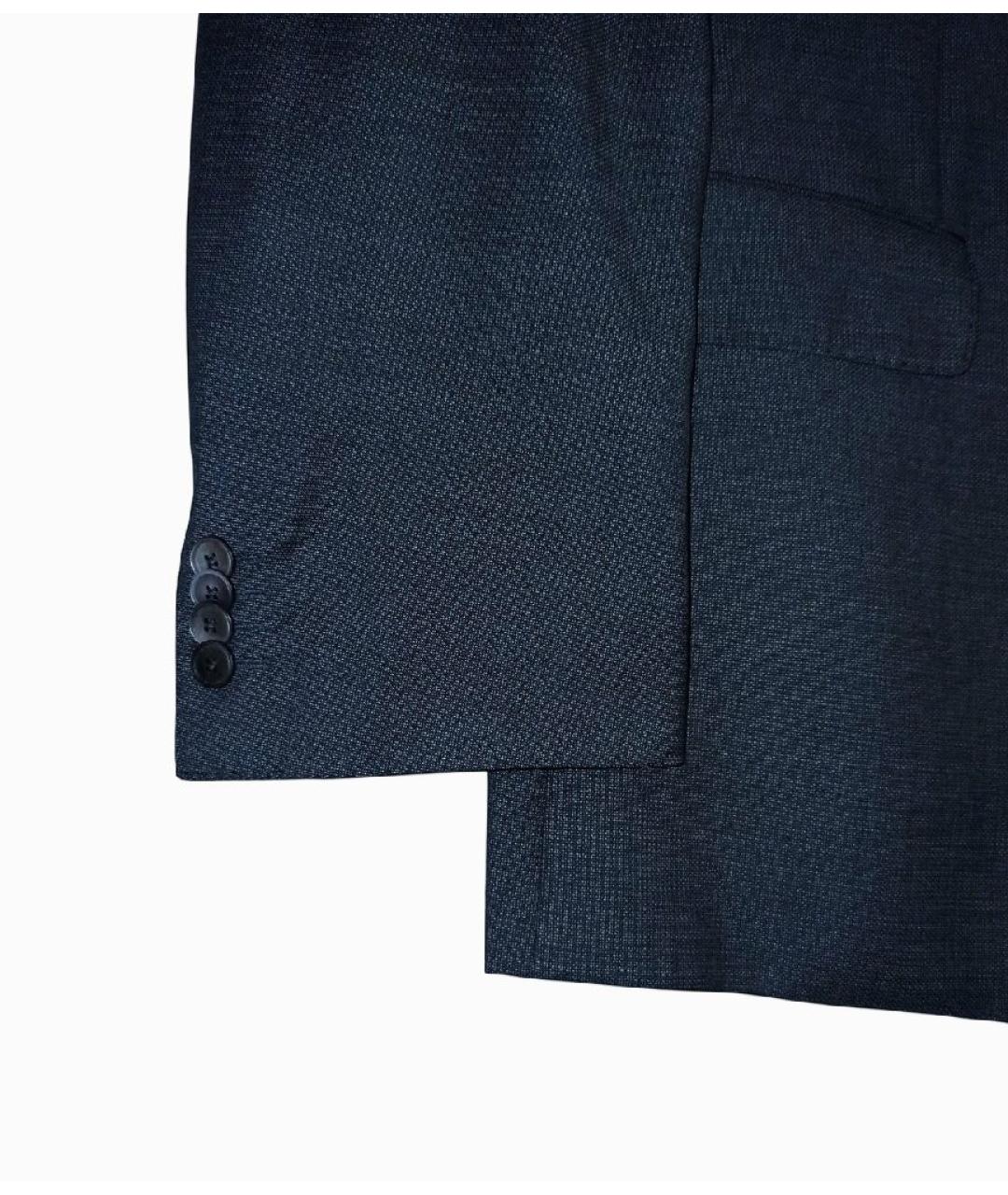 HUGO BOSS Серый шерстяной пиджак, фото 4