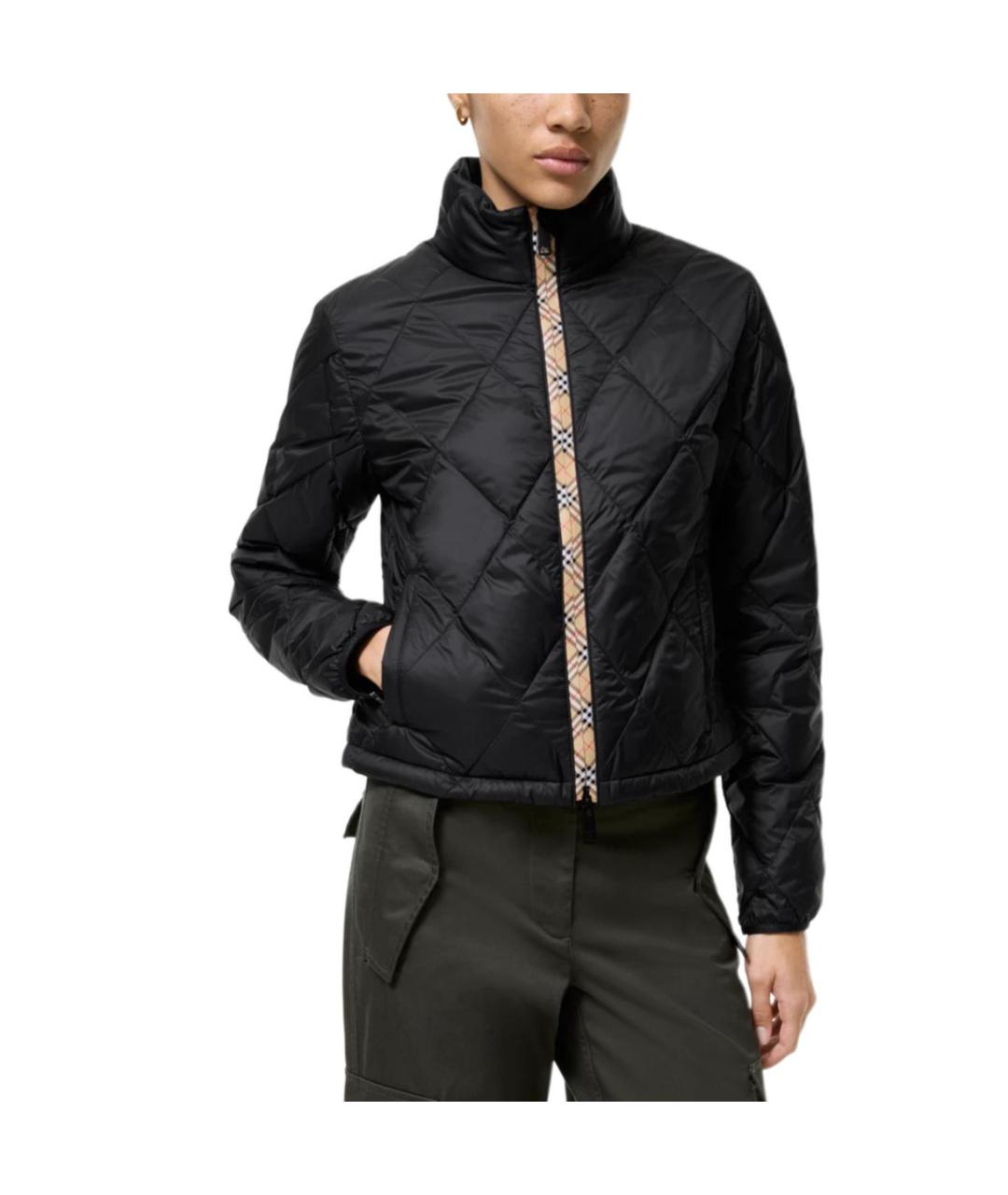 BURBERRY Черный пуховик, фото 3