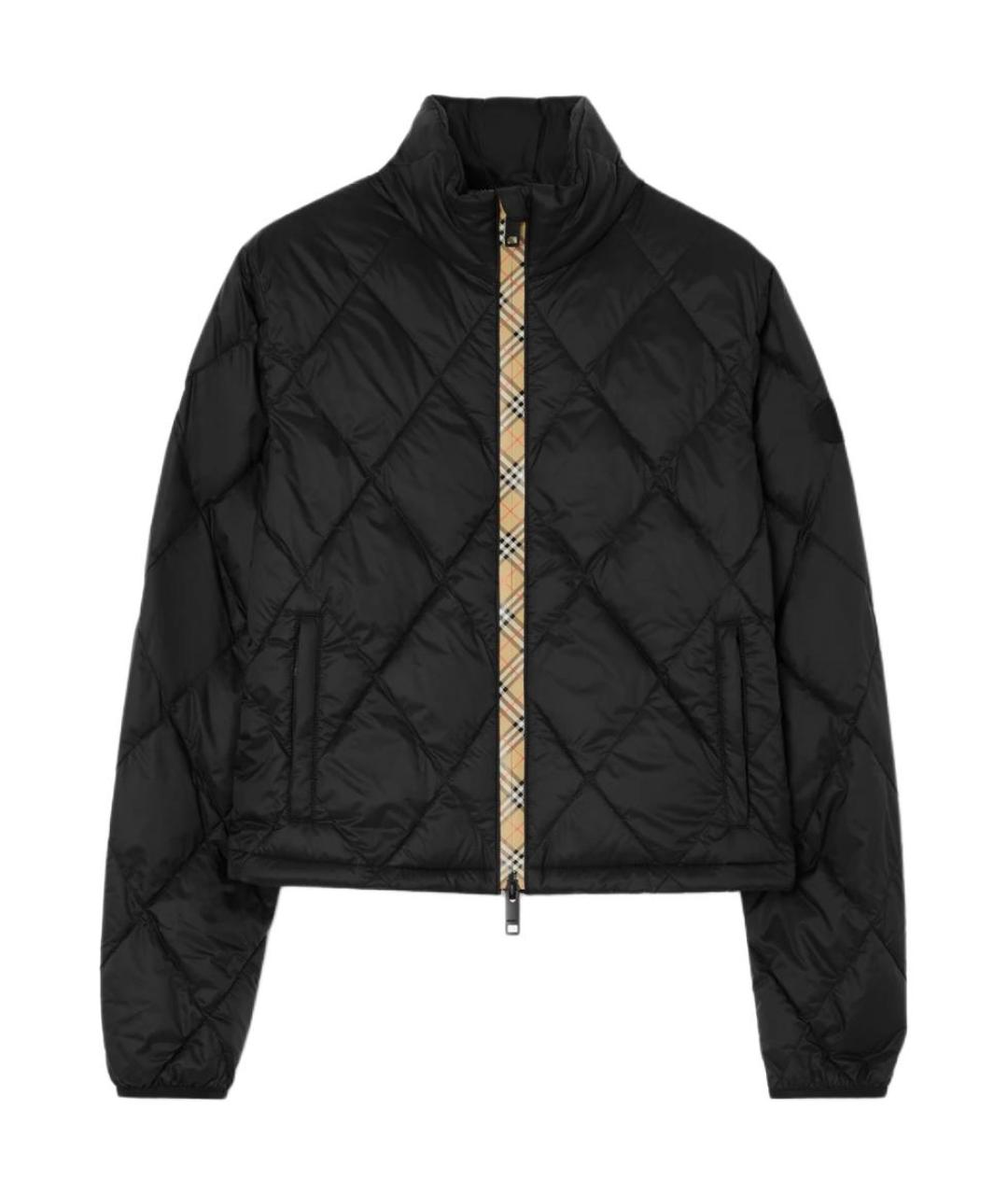 BURBERRY Черный пуховик, фото 1
