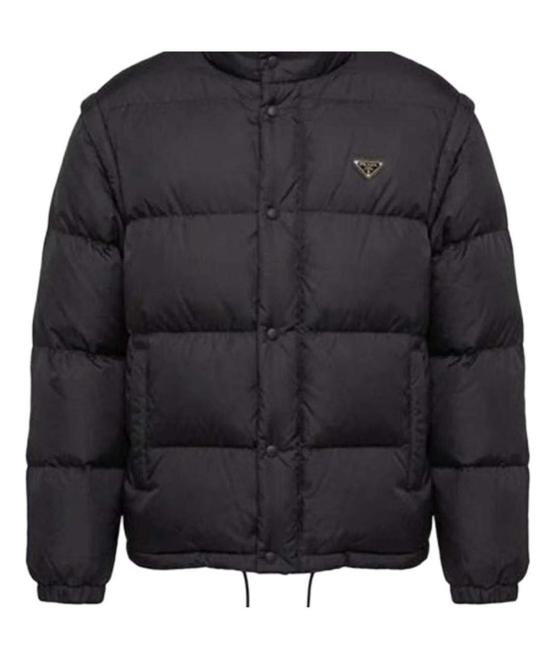 PRADA Черный пуховик, фото 3