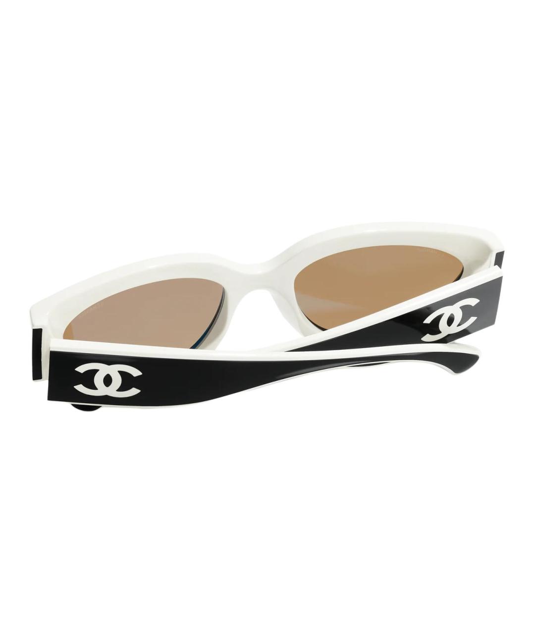 CHANEL Черные пластиковые солнцезащитные очки, фото 4