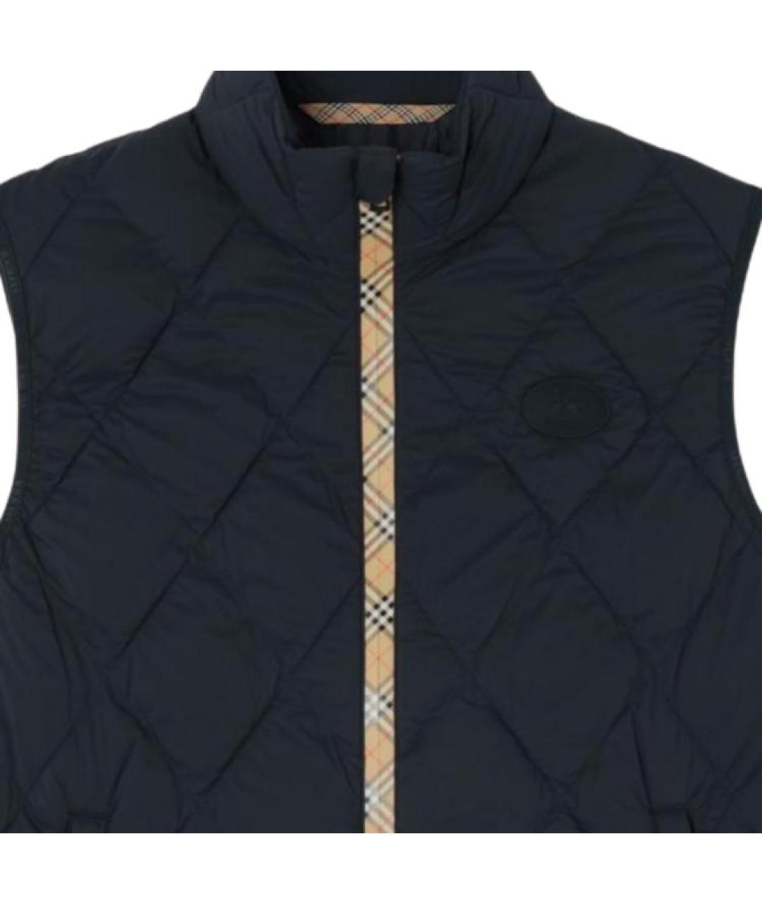 BURBERRY Темно-синий жилет, фото 2