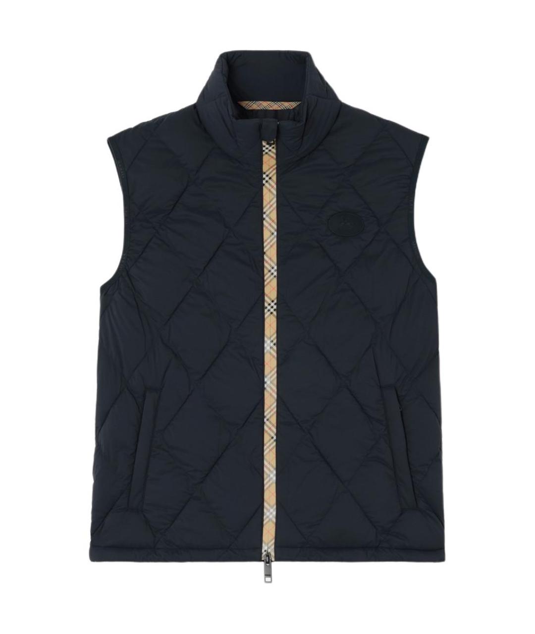 BURBERRY Темно-синий жилет, фото 1