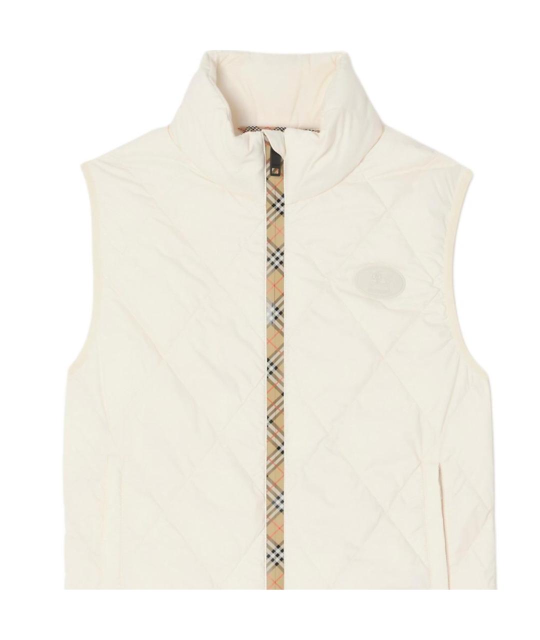 BURBERRY Белый жилет, фото 2
