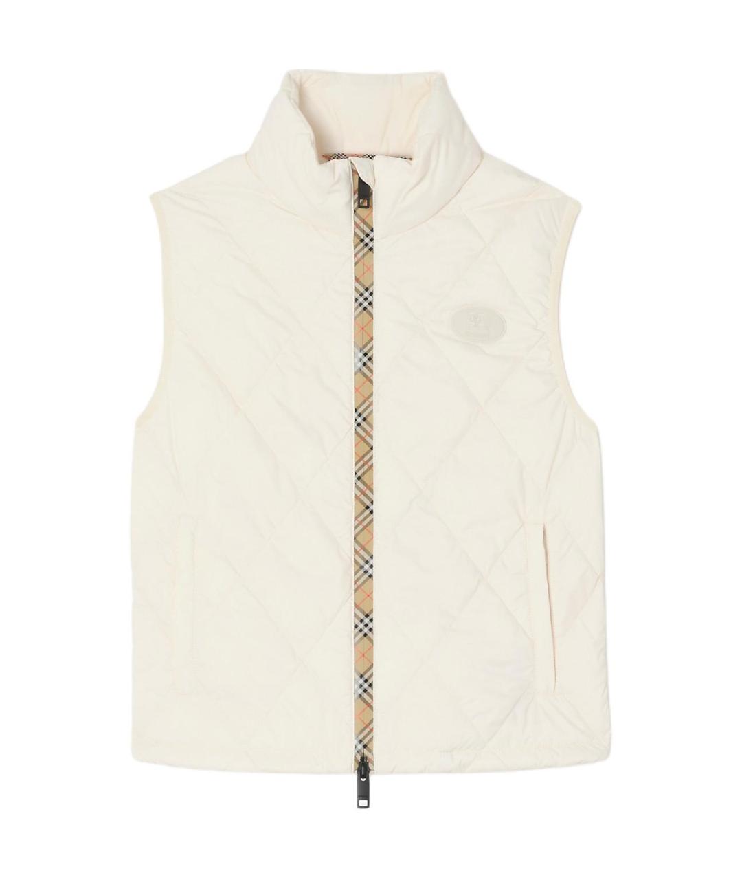 BURBERRY Белый жилет, фото 1