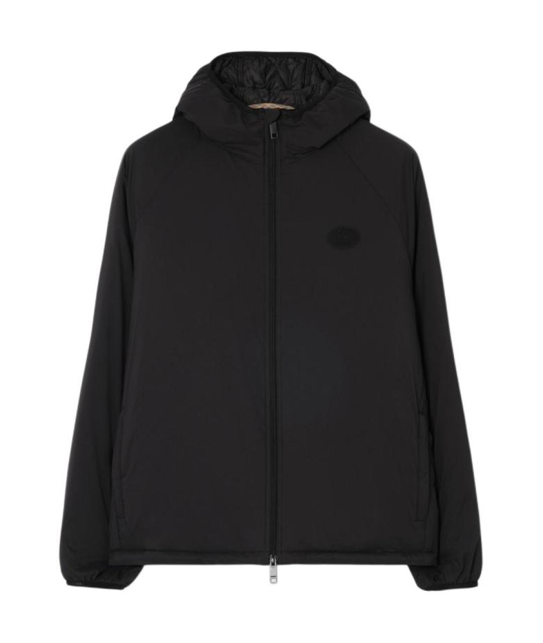 BURBERRY Черный пуховик, фото 1