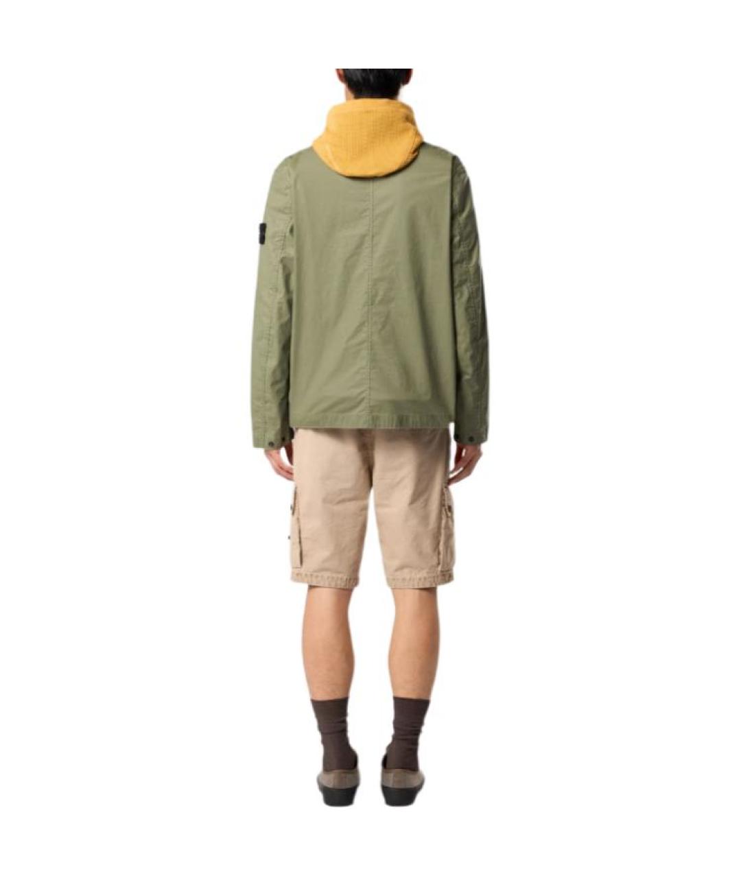 STONE ISLAND Зеленая куртка, фото 4