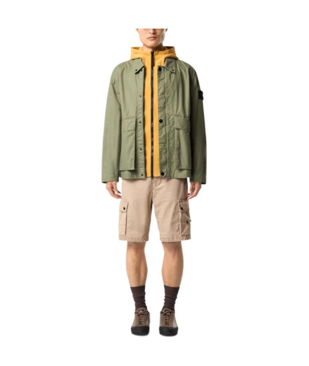 STONE ISLAND Зеленая куртка, фото 3