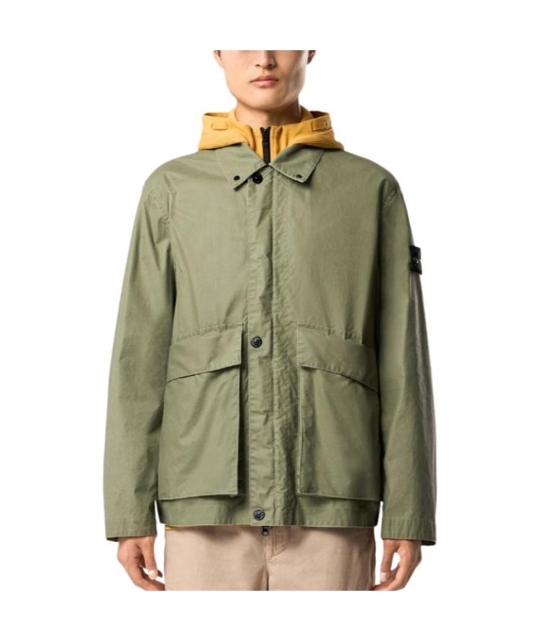 STONE ISLAND Зеленая куртка, фото 5