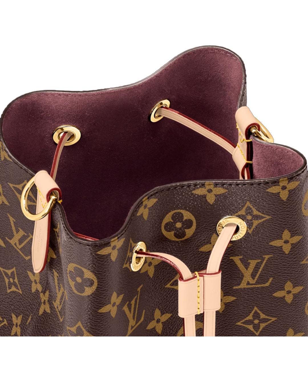 LOUIS VUITTON Коричневая сумка через плечо из канвы, фото 5