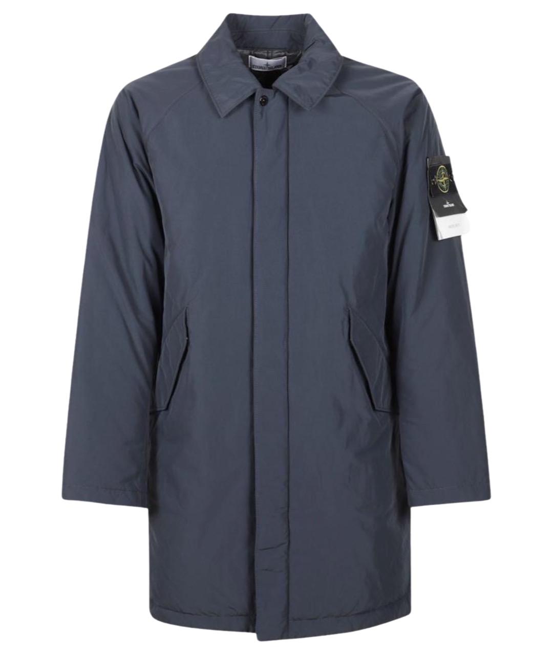STONE ISLAND Синяя нейлоновая куртка, фото 1
