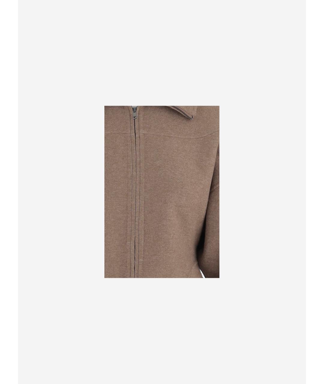 MAX MARA Бежевый шерстяной кардиган, фото 3
