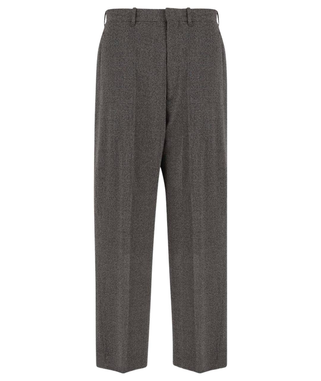 PHOEBE PHILO Мульти шерстяные прямые брюки, фото 1