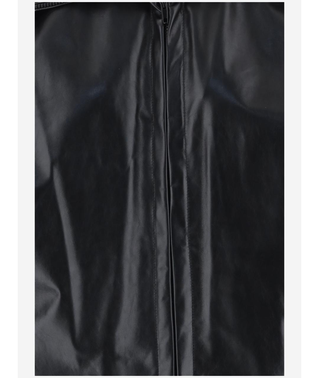 PHOEBE PHILO Черная кожаная куртка, фото 3