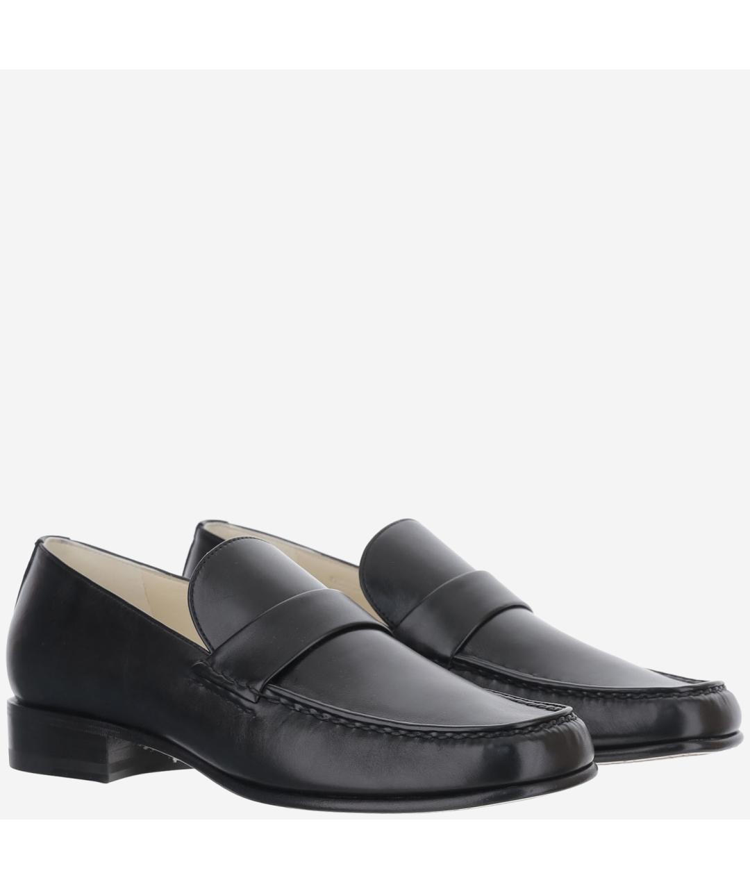 PHOEBE PHILO Черные кожаные лоферы, фото 2