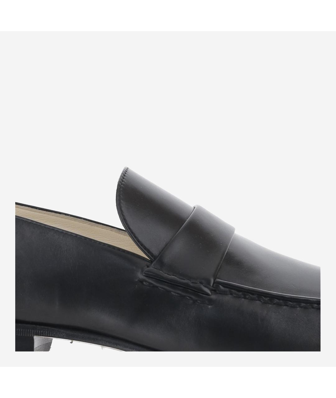 PHOEBE PHILO Черные кожаные лоферы, фото 4