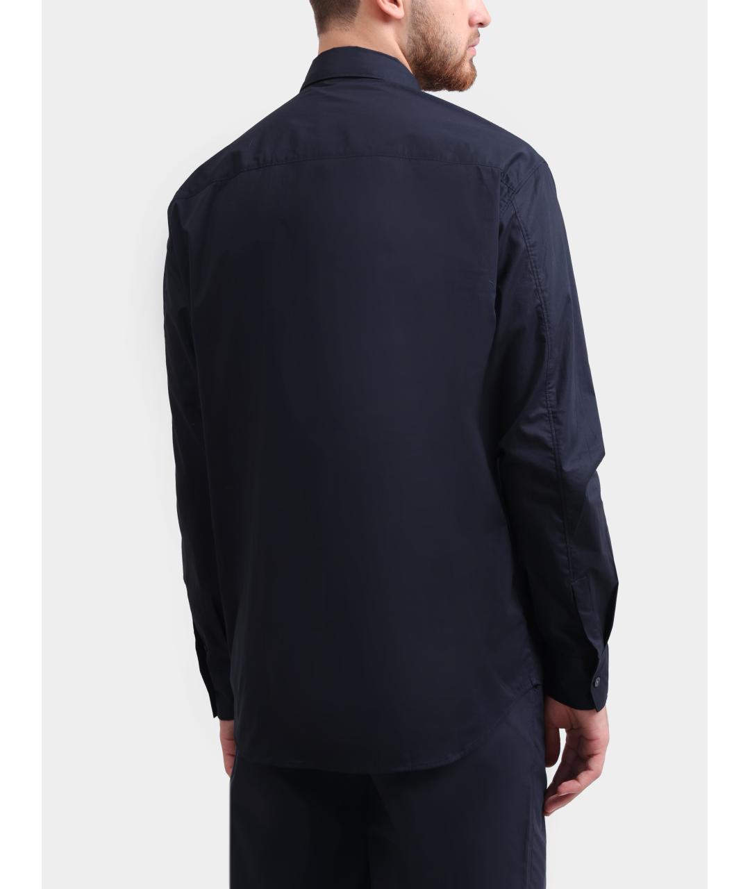 ARMANI EXCHANGE Темно-синяя кэжуал рубашка, фото 5