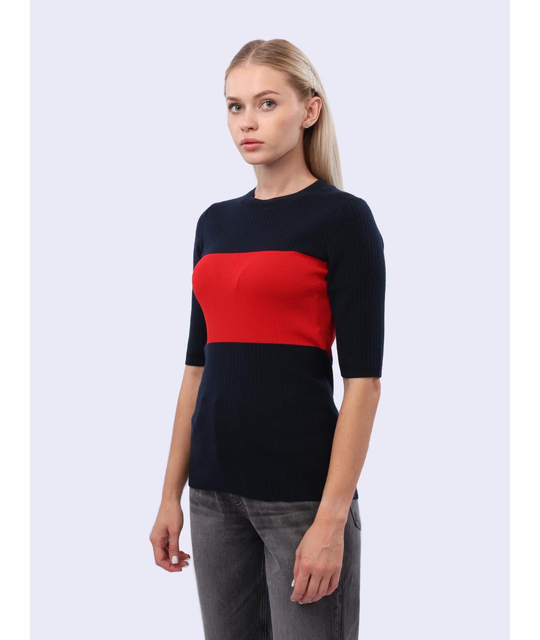 CALVIN KLEIN Темно-синяя футболка, фото 3