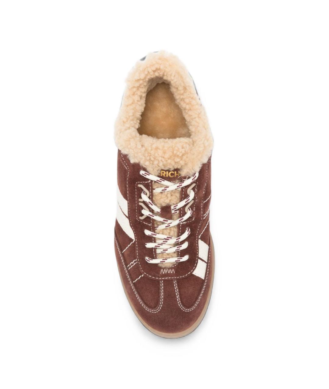 WOOLRICH Коричневые текстильные кроссовки, фото 4