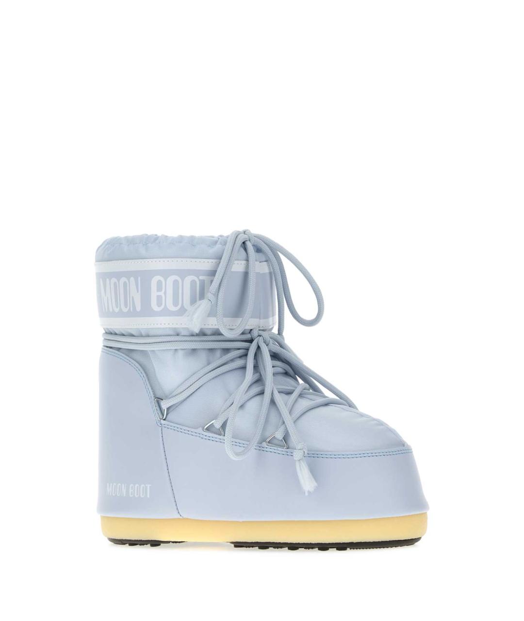 MOON BOOT Голубые синтетические сапоги, фото 2