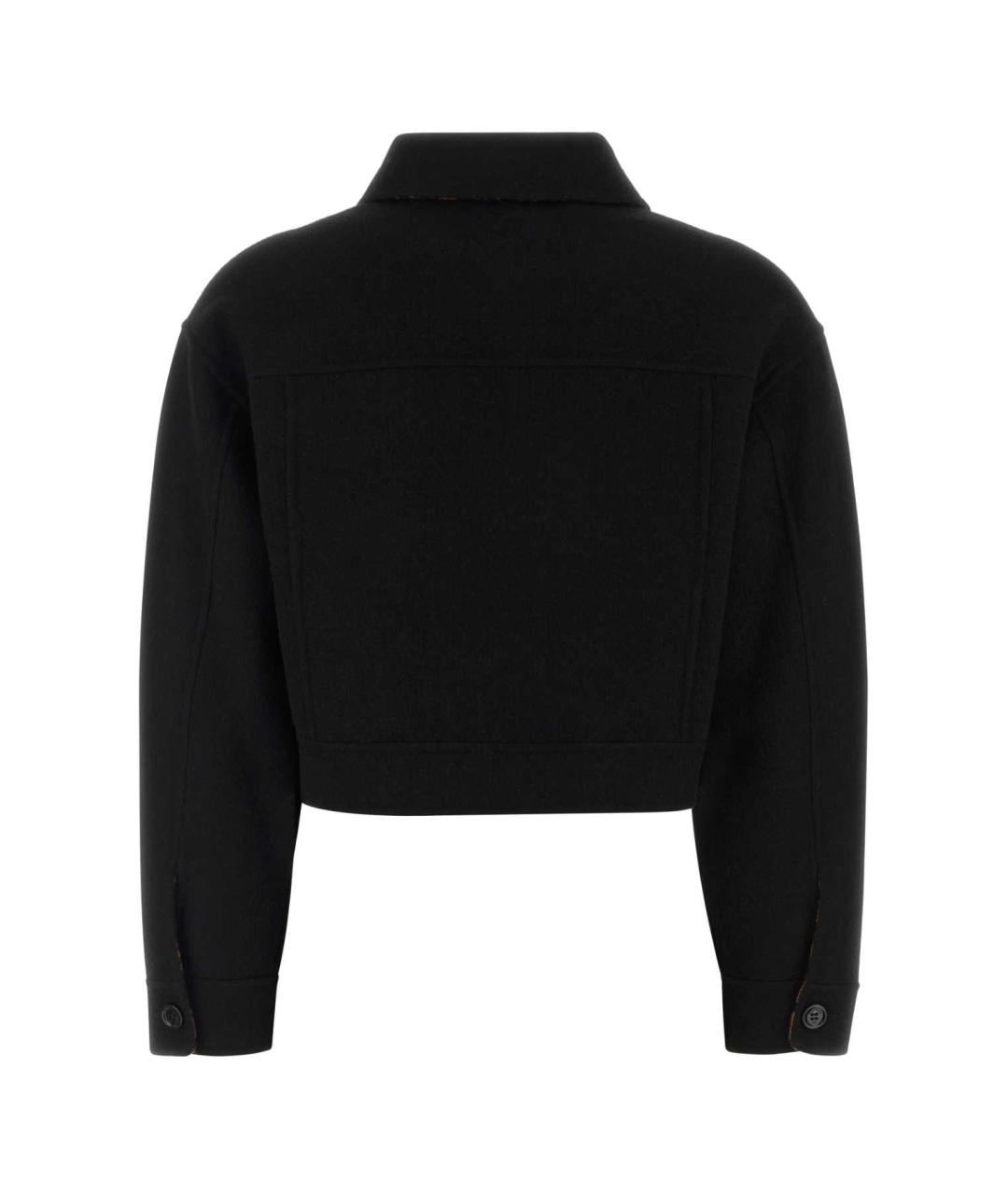 MAX MARA Черная шерстяная куртка, фото 2