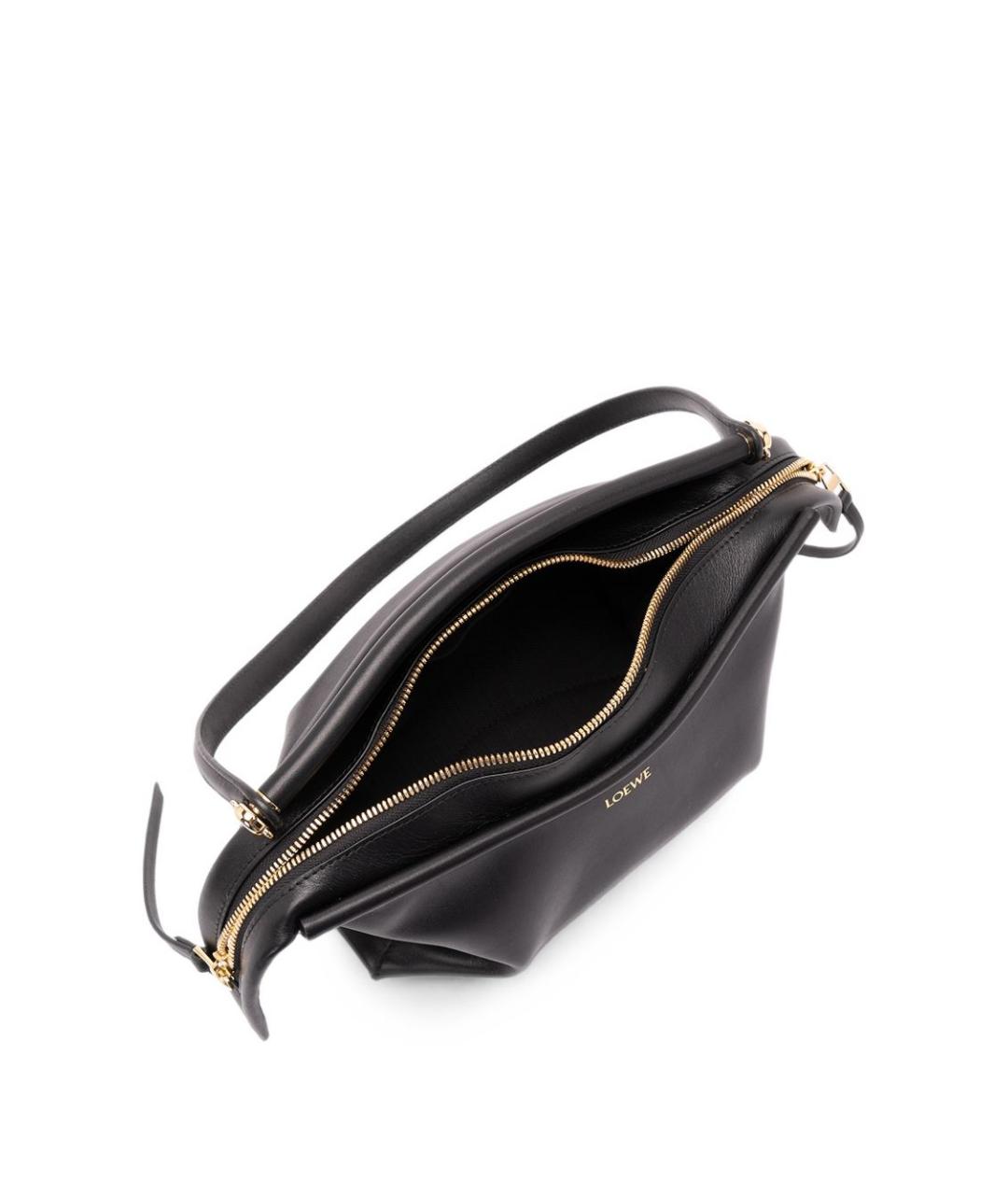 LOEWE Черная кожаная сумка через плечо, фото 2