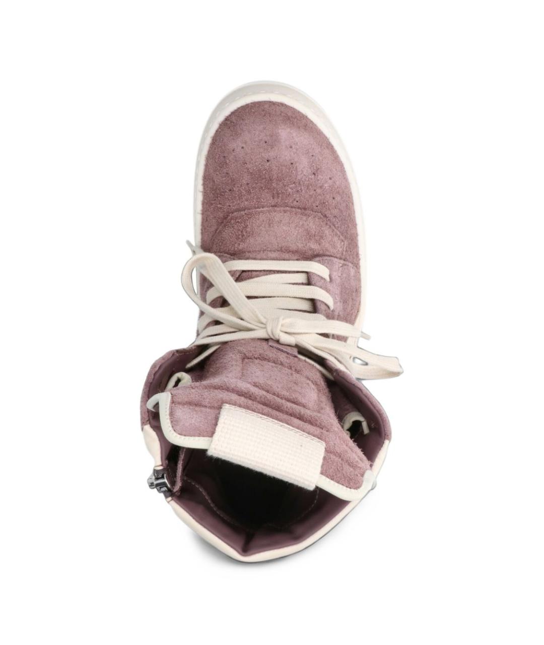 RICK OWENS Кожаные кроссовки, фото 4
