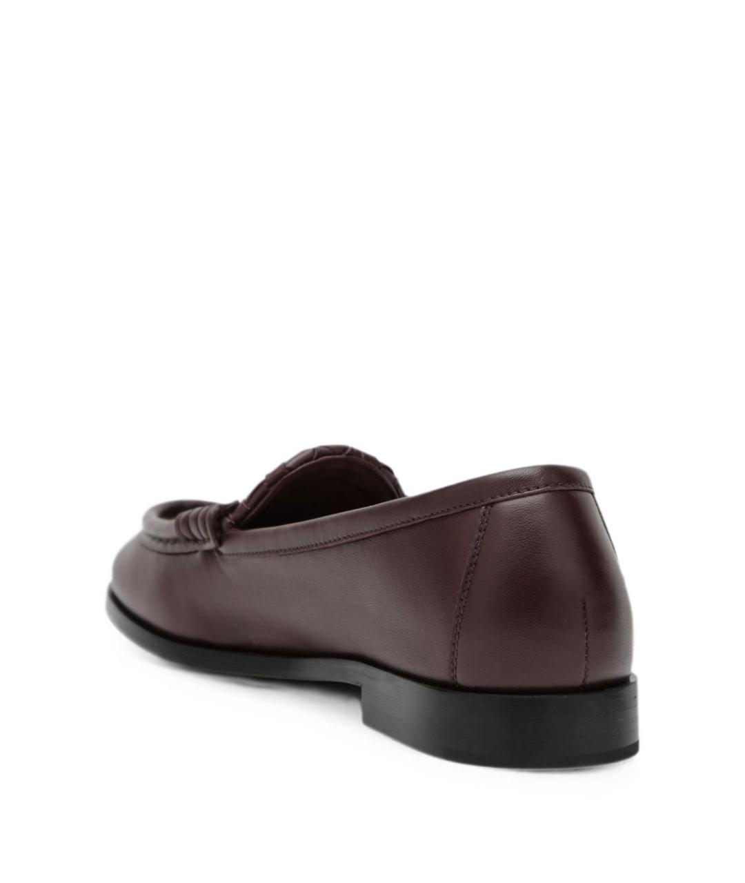 BOTTEGA VENETA Коричневые кожаные лоферы, фото 2