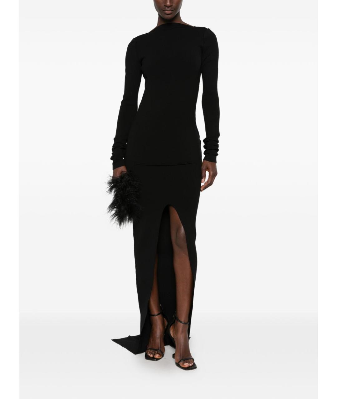 RICK OWENS Черное вечернее платье, фото 2