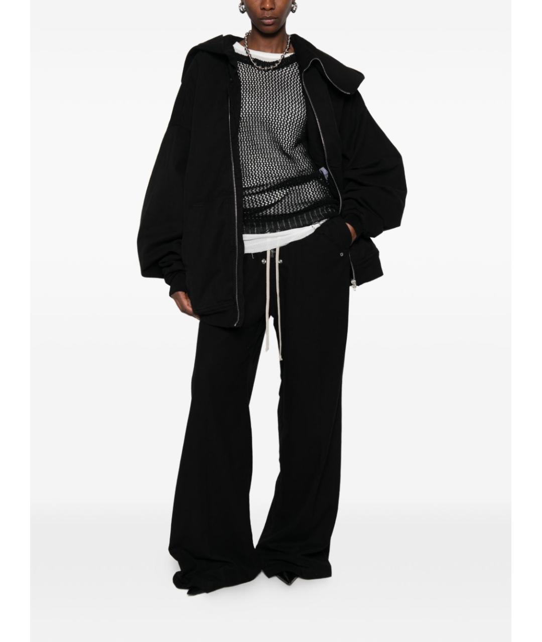 RICK OWENS DRKSHDW Черная хлопковая куртка, фото 4