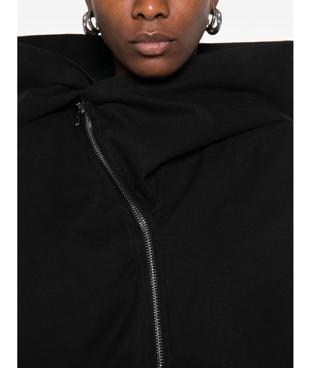 RICK OWENS DRKSHDW Черная хлопковая куртка, фото 5