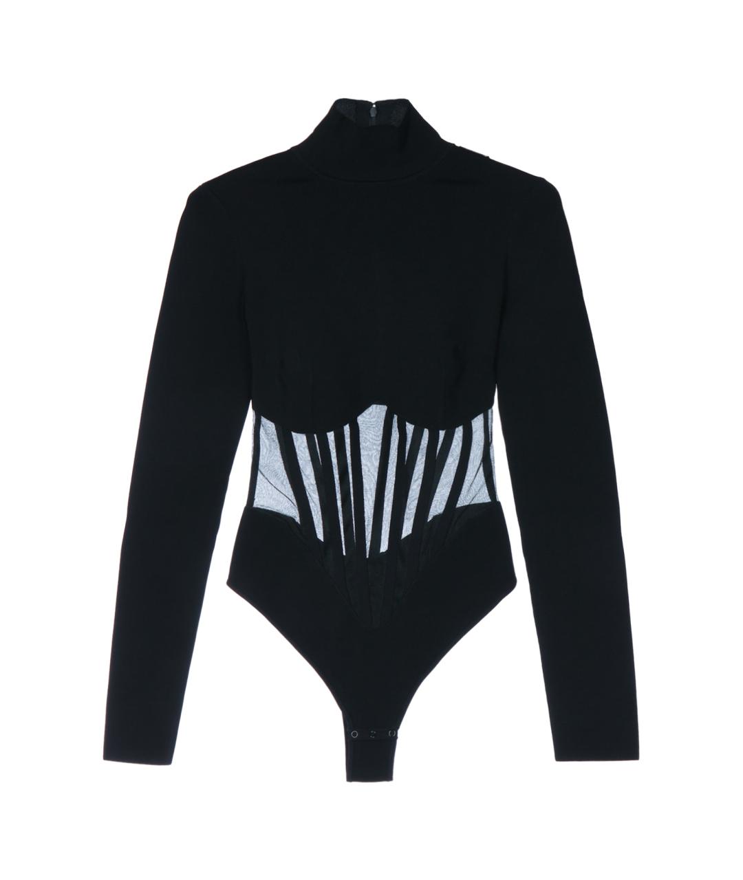 ELISABETTA FRANCHI Черная блузы, фото 3