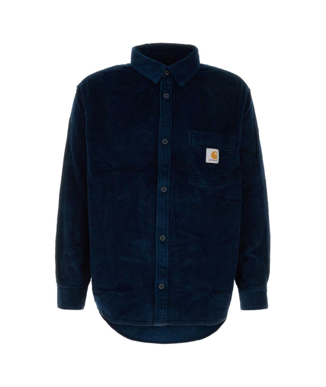 CARHARTT WIP Синяя хлопковая кэжуал рубашка, фото 1
