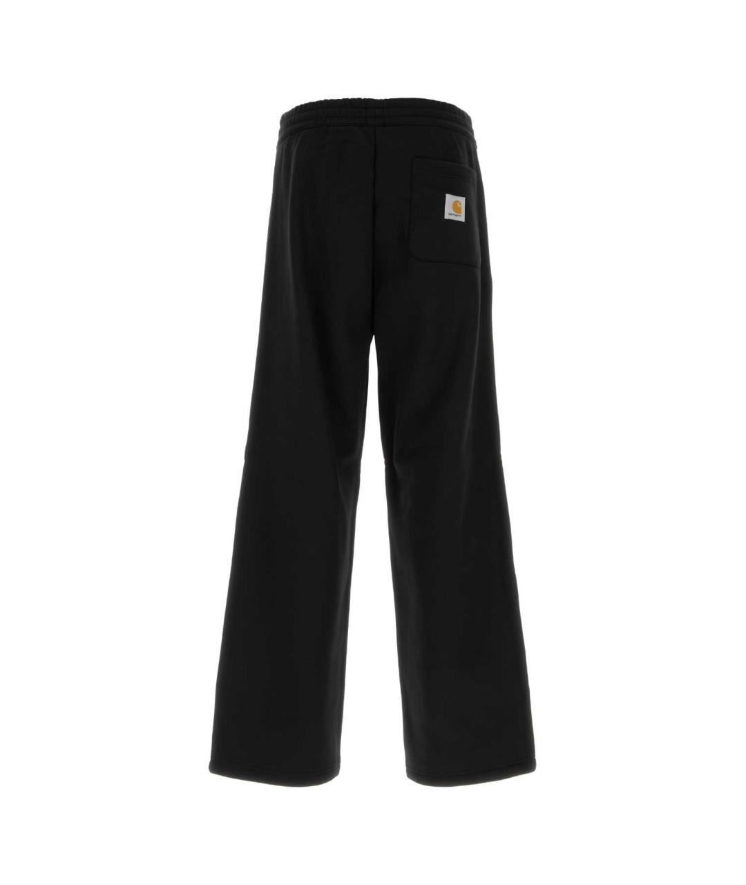 CARHARTT WIP Черные хлопковые повседневные брюки, фото 2