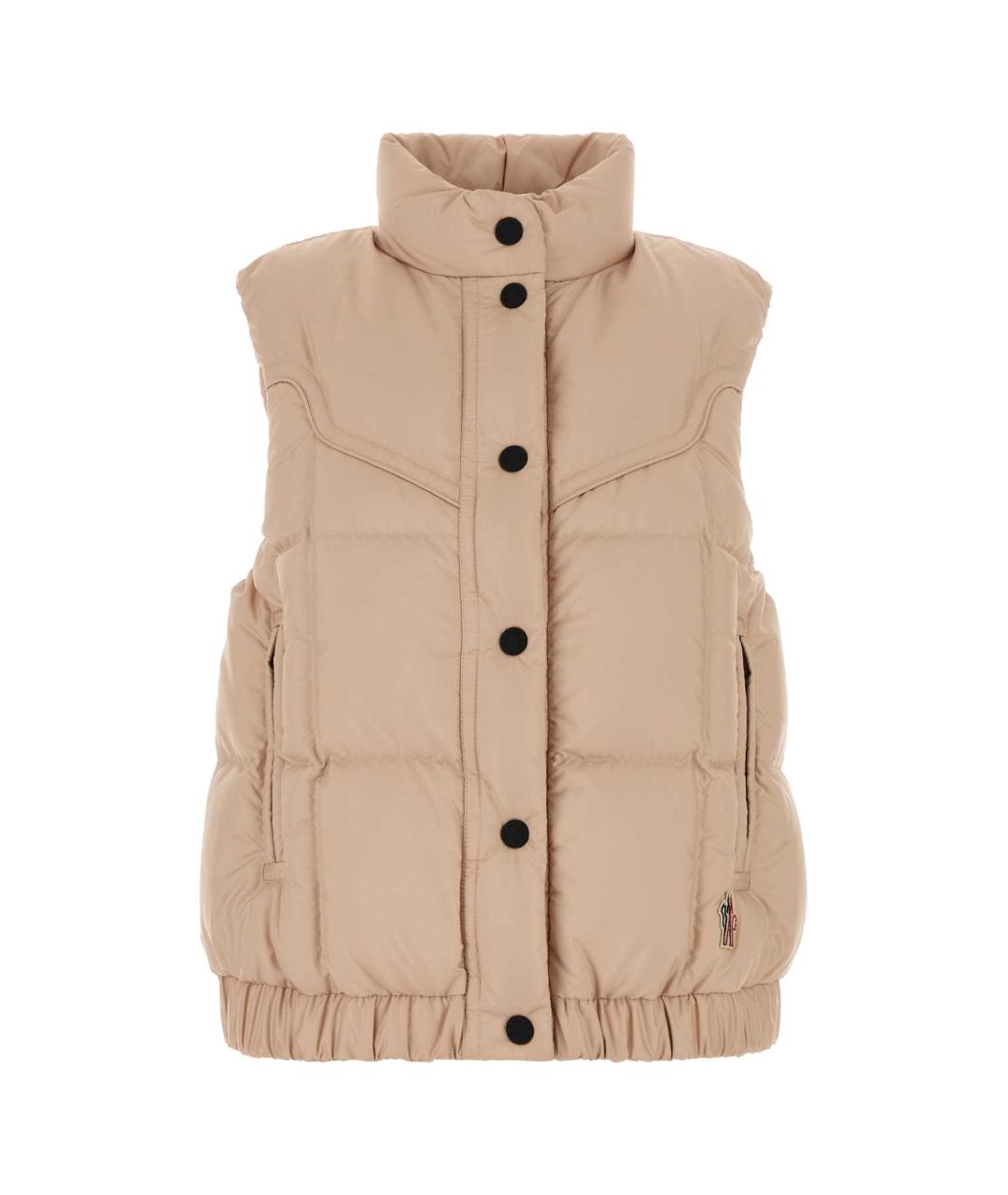 MONCLER GRENOBLE Розовый полиэстеровый жилет, фото 1