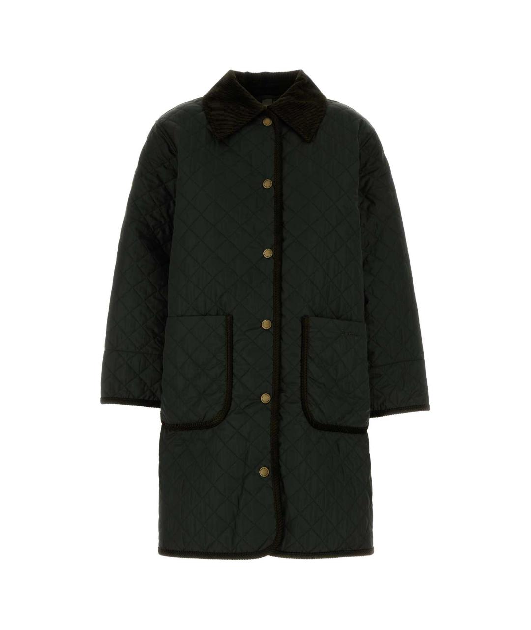 BARBOUR Зеленое полиэстеровое пальто, фото 1