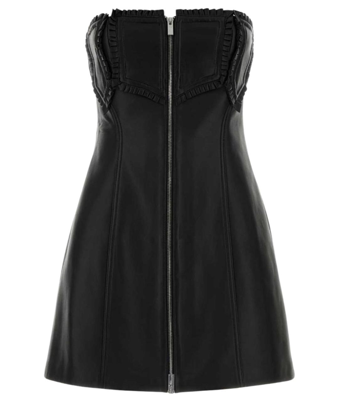 BLUMARINE Черное полиэстеровое коктейльное платье, фото 1