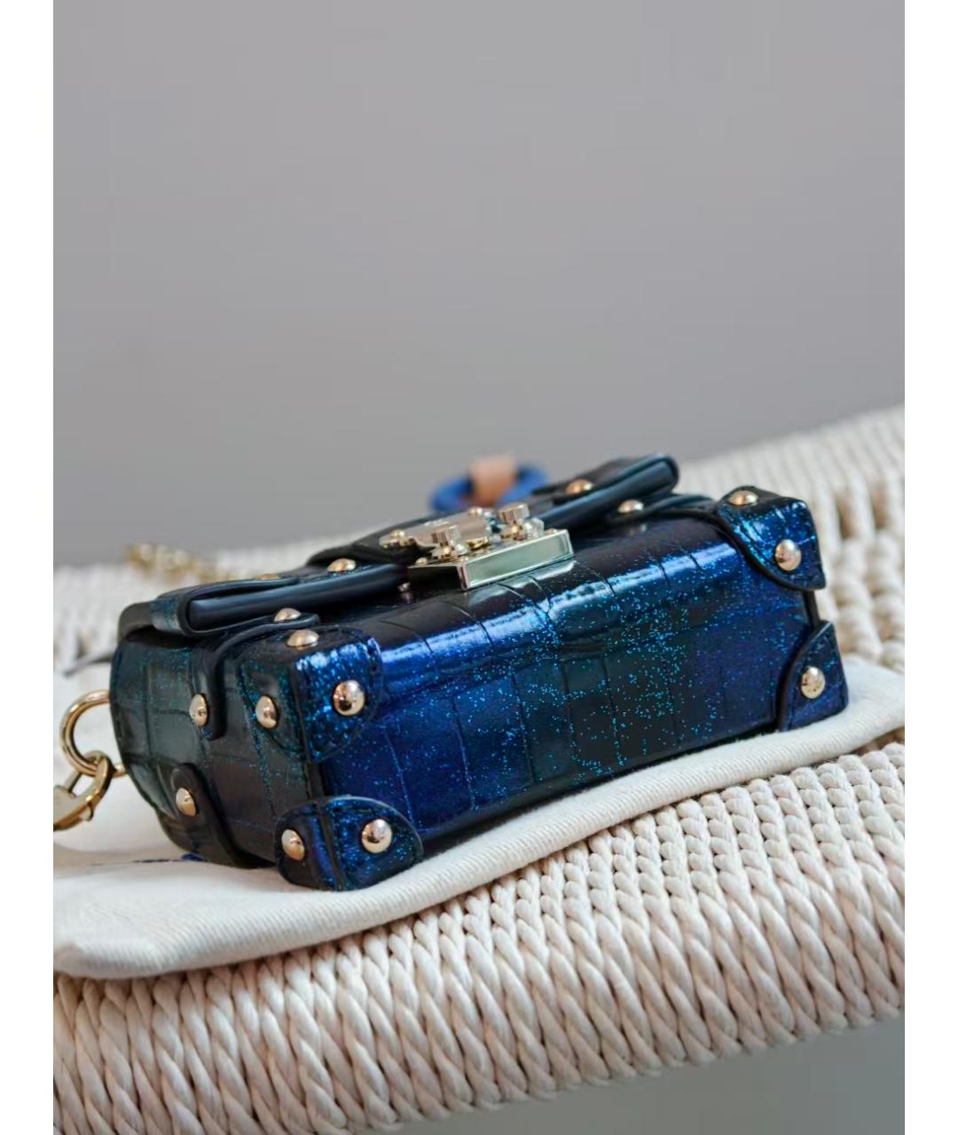 LOUIS VUITTON Синяя сумка через плечо, фото 2