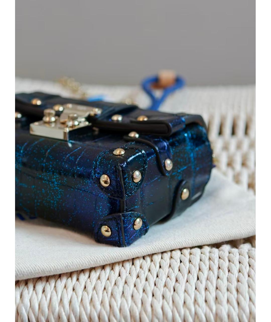 LOUIS VUITTON Синяя сумка через плечо, фото 4