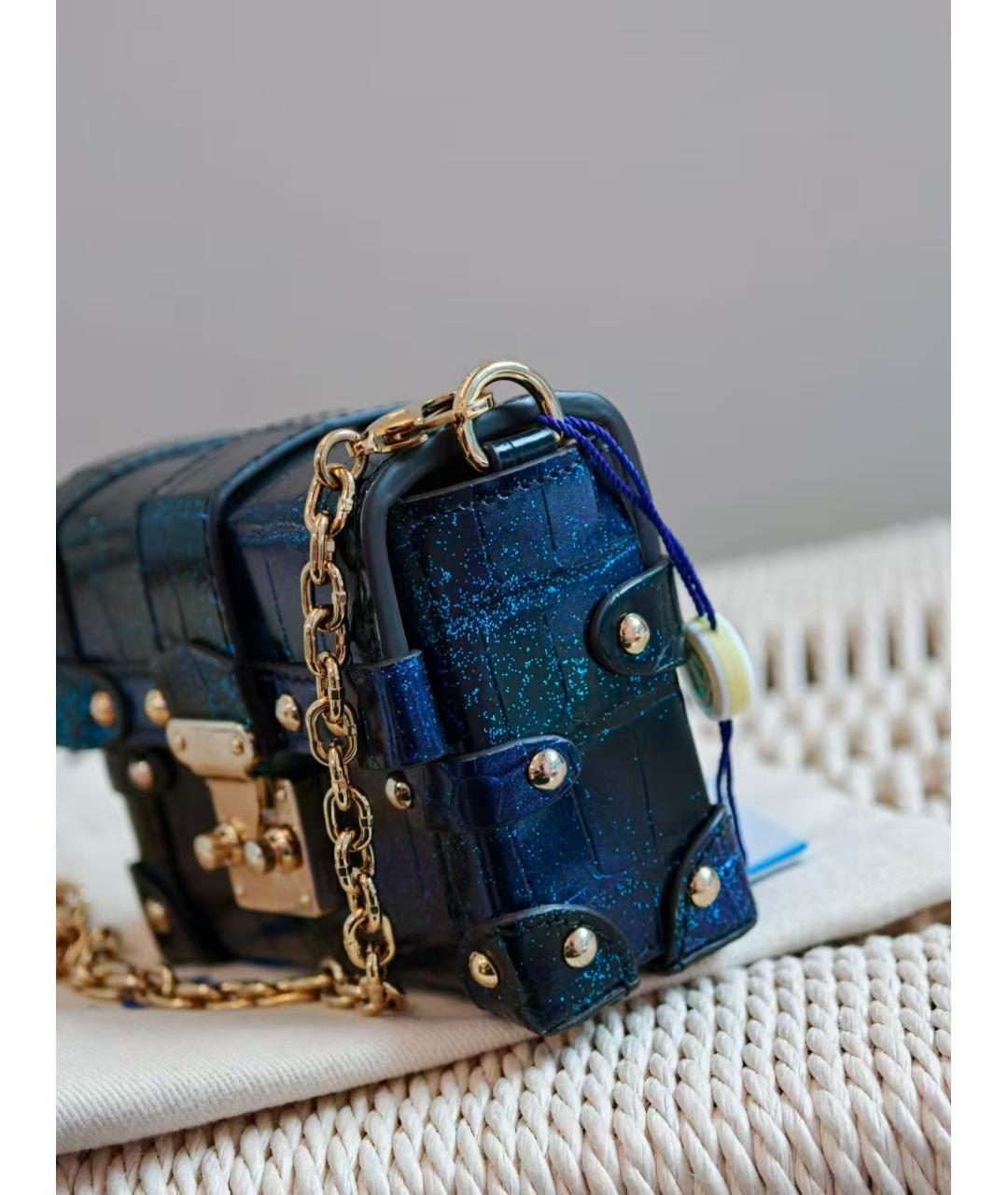 LOUIS VUITTON Синяя сумка через плечо, фото 3