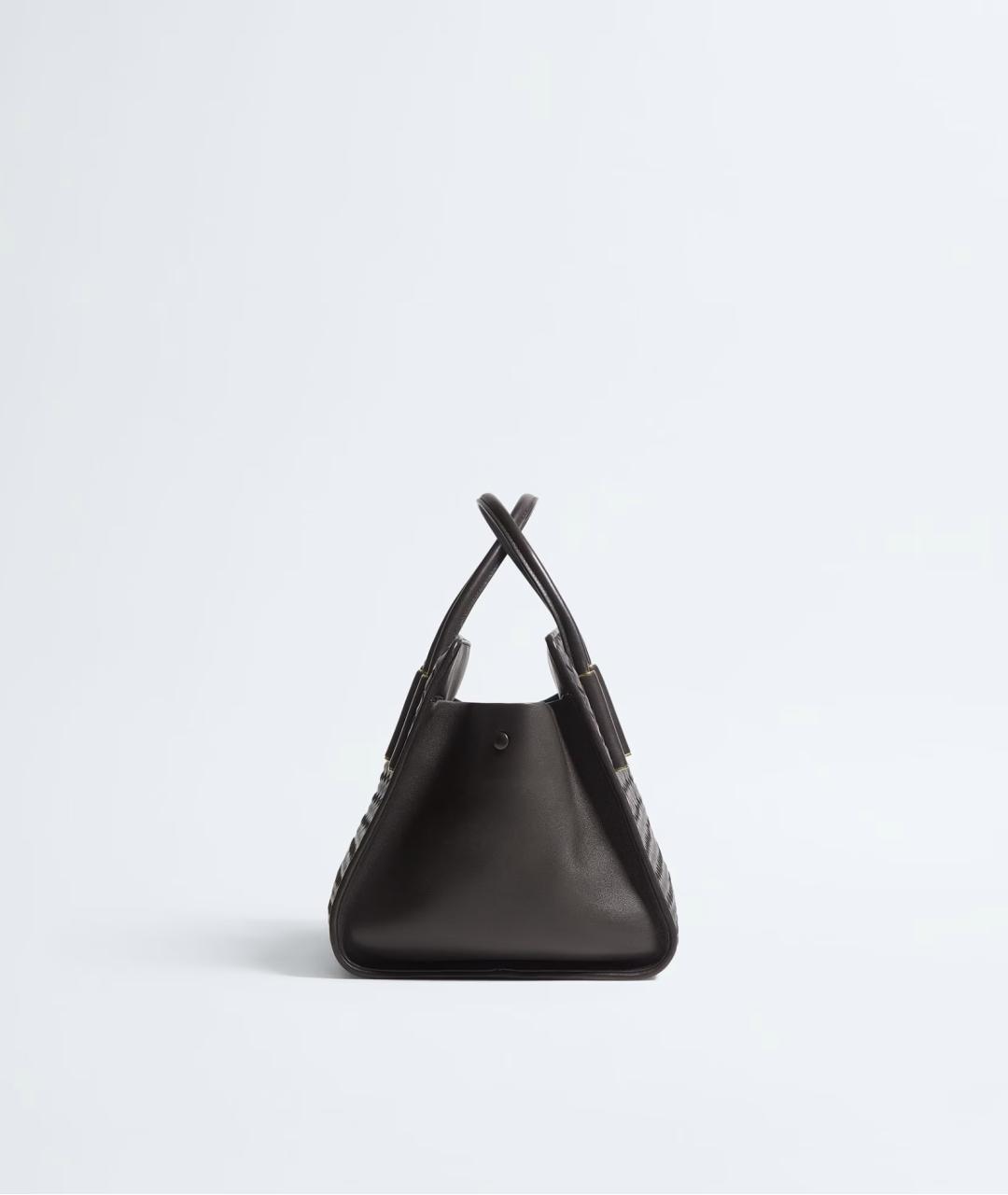BOTTEGA VENETA Коричневая кожаная сумка тоут, фото 4