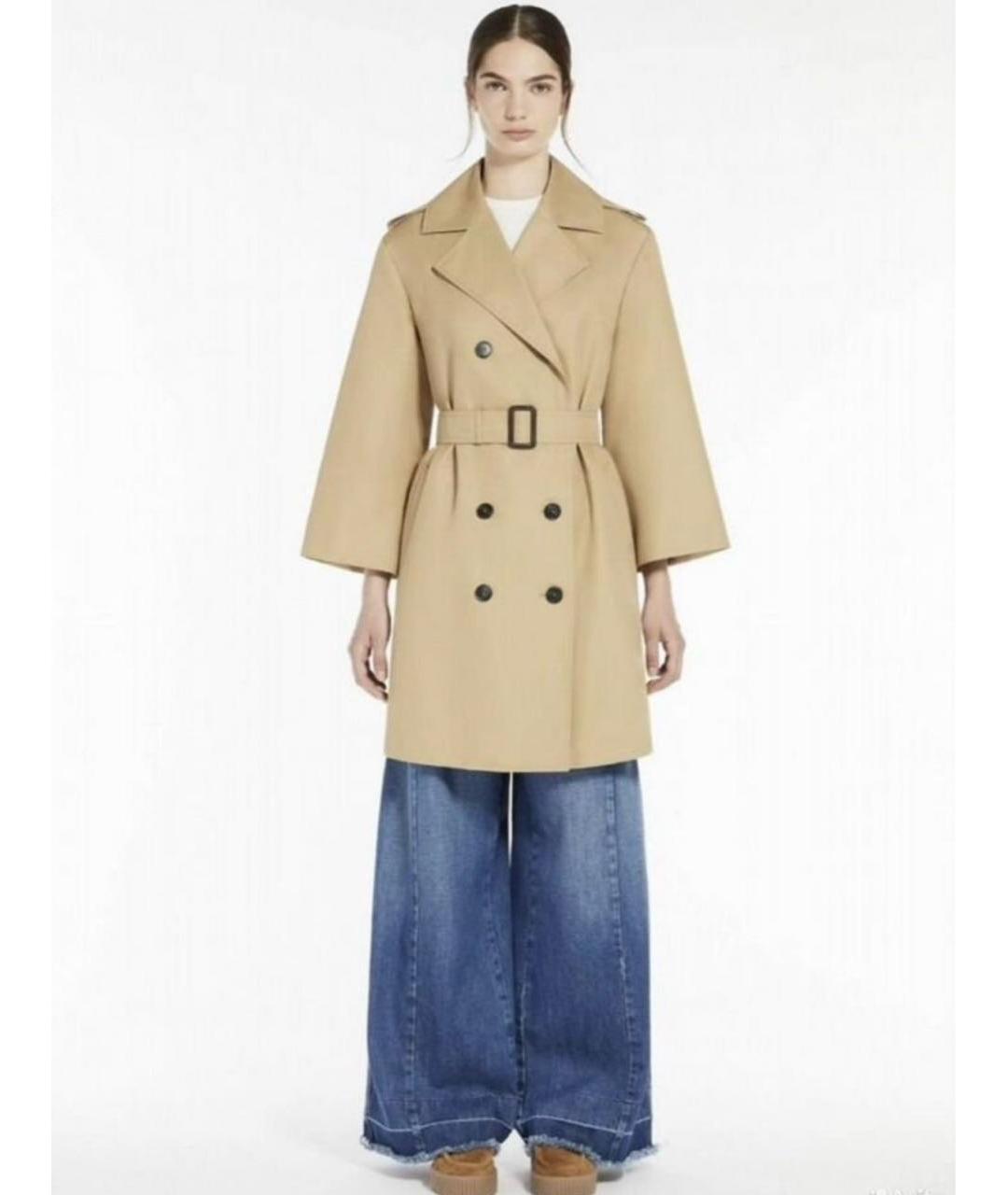 WEEKEND MAX MARA Бежевый тренч/плащ, фото 6