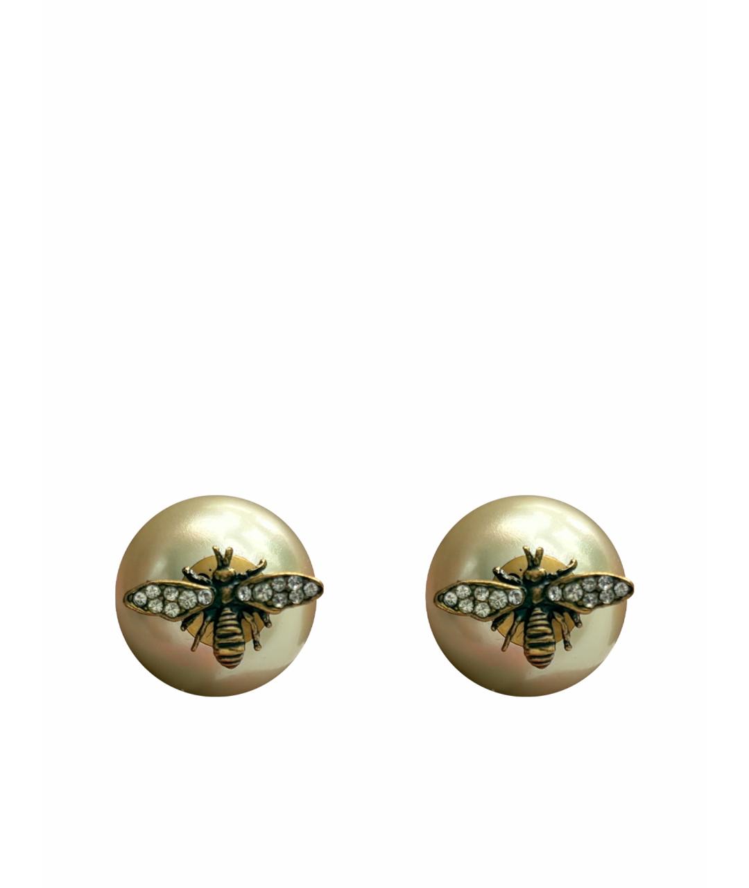 CHRISTIAN DIOR Золотые серьги, фото 1