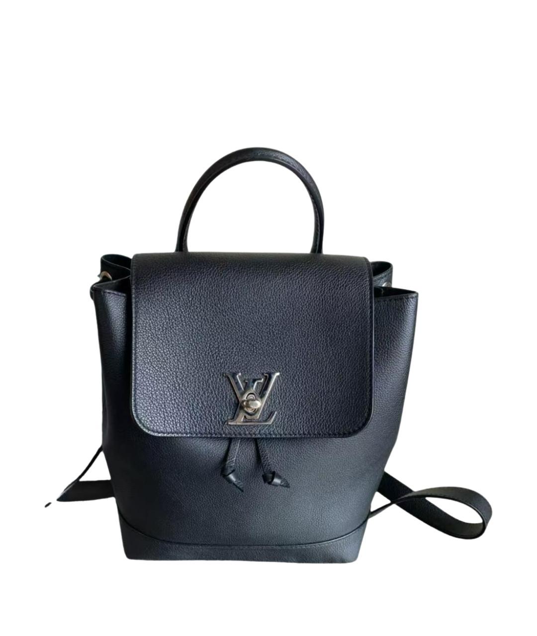 LOUIS VUITTON Черный кожаный рюкзак, фото 1