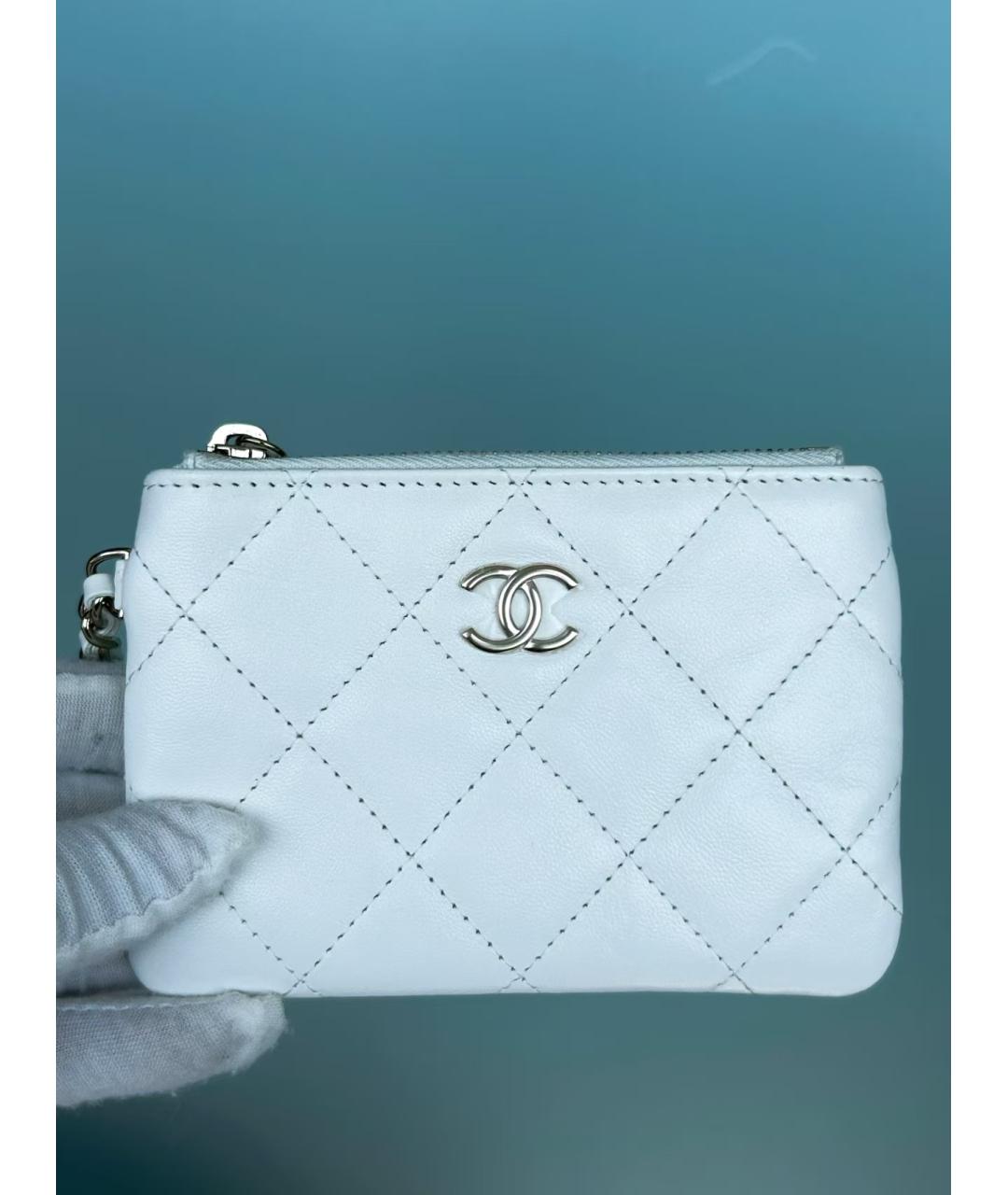 CHANEL Белая сумка через плечо, фото 6