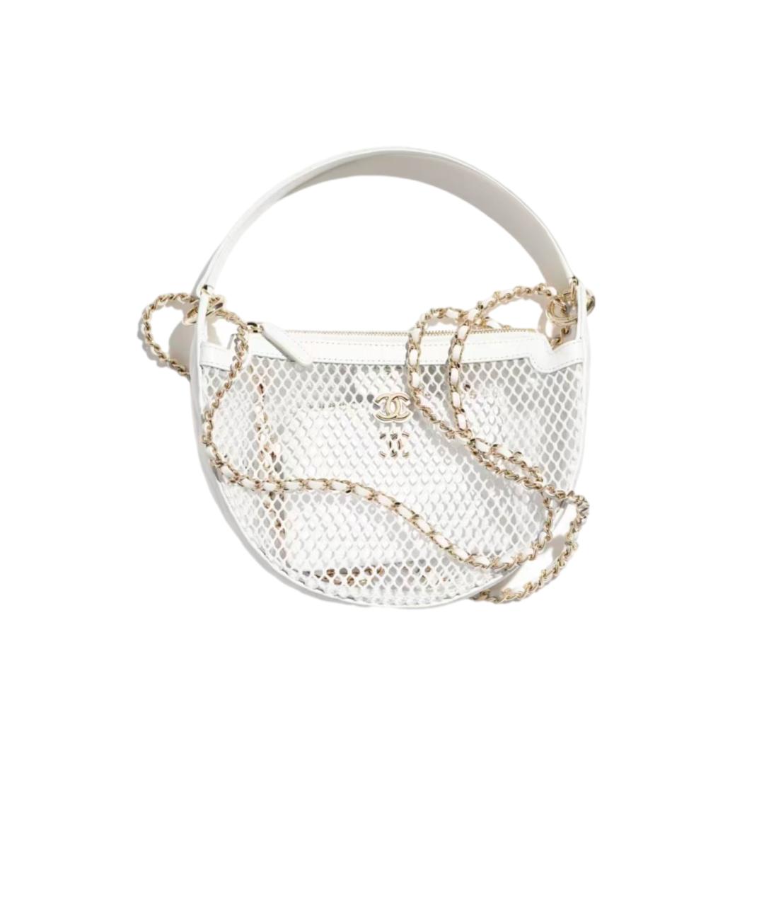 CHANEL Белая сумка через плечо, фото 1