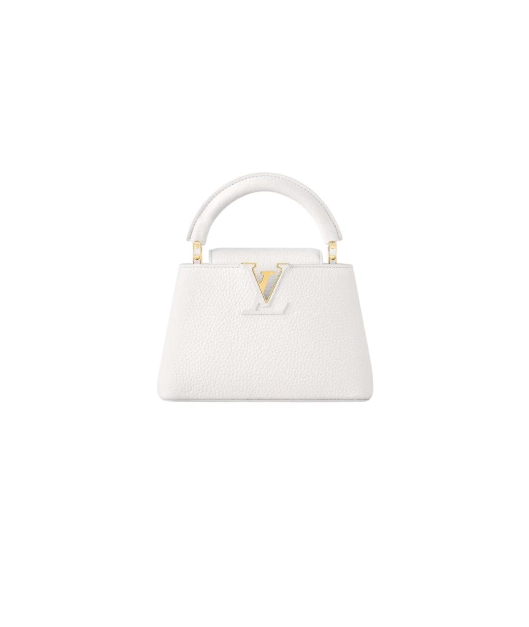 LOUIS VUITTON Белая сумка через плечо, фото 6