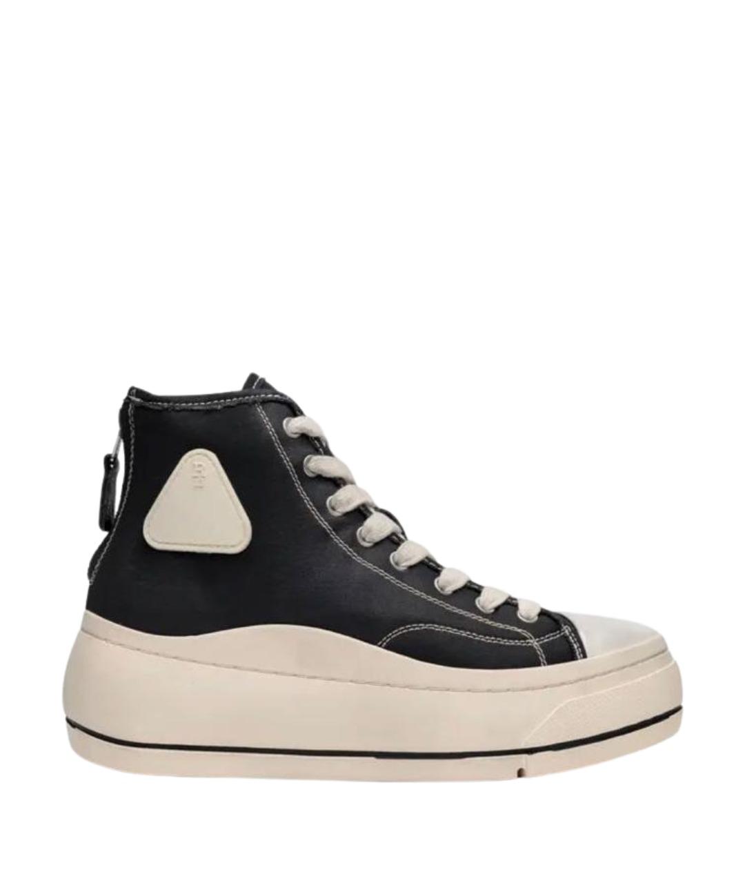 R13 Черные текстильные кеды, фото 1